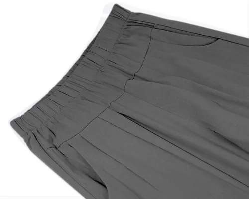 Miniatura 6 de yoeasy Pantalones capri de lino para mujer, holgados, cómodos, con cintura elástica, con bolsillos
