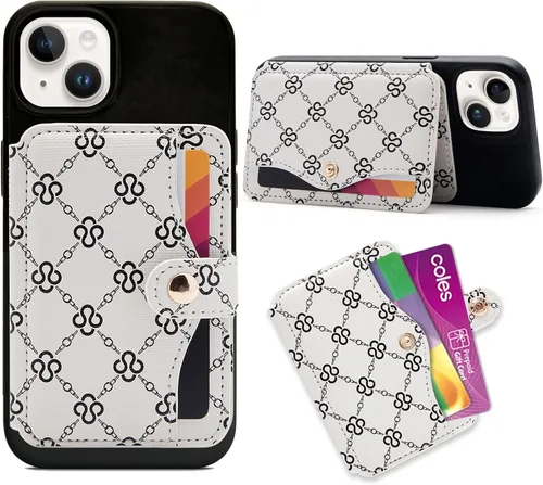 Miniatura 18 de M-Plateau Billetera para teléfono adhesiva, soporte delgado de tarjetas de crédito con adhesivo 3M para teléfono celular y funda de teléfono
