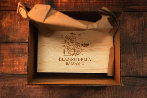 Miniatura 3 de Blazing Bella Juego de regalo de aceite de oliva – Juego de muestras de aceite de oliva virgen extra e infundido – ajo, limón, romero y jalapeño
