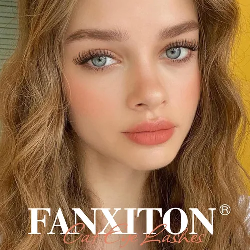 Miniatura 6 de FANXITON Kit de extensiones de pestañas naturales para colocar tú misma, pestañas en racimo individuales D 20D+30D, 280 unidades, kit de extensiones