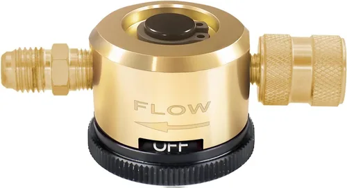 WEIDOU - Herramienta de purga de nitrógeno amarilla mejorada para HVAC | Modos de purga y frenado | Regulador ajustable de 50-200 PSI | Montaje