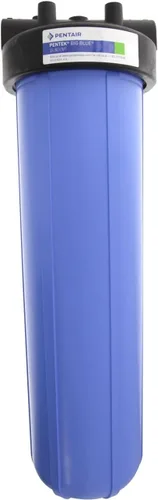 Pentek 150467 20-BB armazón para filtro, color azul, grande, de 3/4 pulgadas, con alivio de presión.