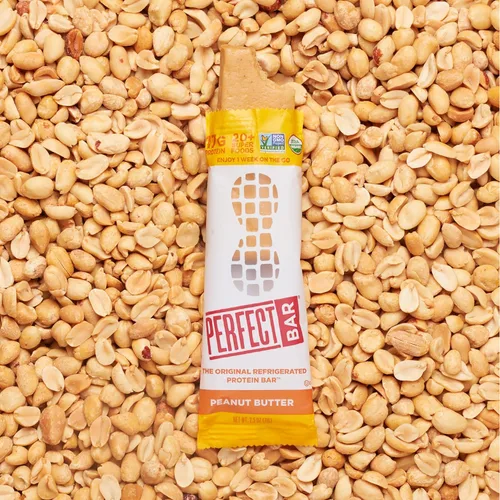 Miniatura 6 de Perfect Bar, Barra de Proteína de Mantequilla de Maní, Alta en Proteína, Orgánica, Sin Gluten, Sin Soja, Sin OGM, Sin Alcoholes de Azúcar, Barra