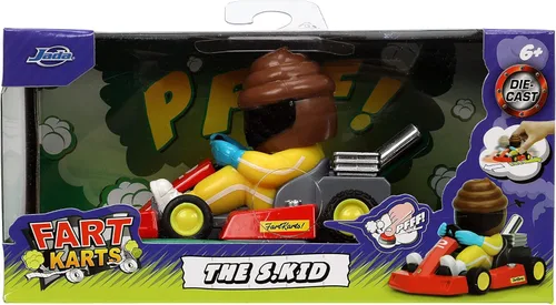 Miniatura 6 de Jada Toys Fart Karts The Skid Pull Back Car, juguetes de 3.5 pulgadas para niños a partir de 6 años (32787)