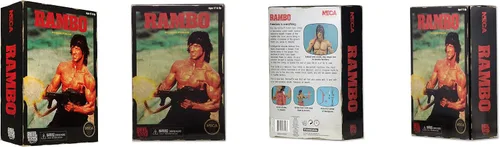 Miniatura 3 de NECA Rambo 7" First Blood Part II Figura de acción (Classic Video Game Apariencia)