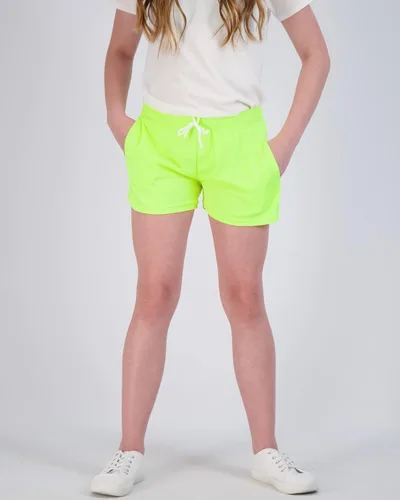Miniatura 2 de Real Essentials Paquete de 4 pantalones cortos deportivos de malla para niñas con bolsillos