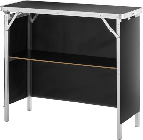 Miniatura 9 de VEVOR Mesa de Bar Portátil Plegable, Mesa de Podio para Ferias Comerciales para Interiores, Exteriores, Fiestas, Picnic, Exposición, Incluye Estuche