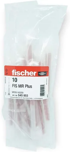 Miniatura 2 de fischer FIS MR Plus - Mezclador estático para cartuchos de 10.1 onzas, 10 bolsas de plástico, boquillas de mezcla para mortero de inyección