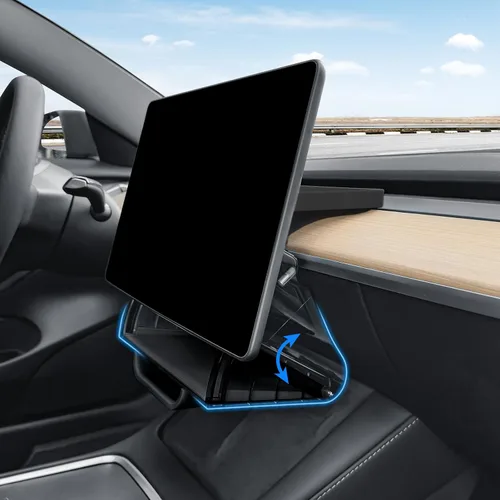 Miniatura 11 de Organizador de almacenamiento debajo de la pantalla para Tesla Model Y Juniper 2025-2026/Model 3 Highland 2024-2026, bandeja organizadora de consola