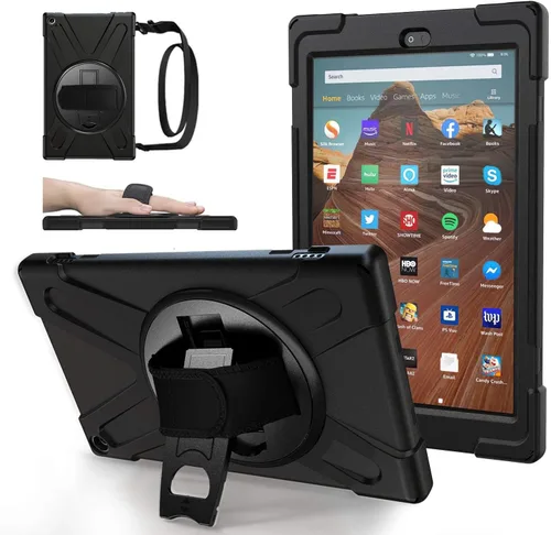 Miniatura 10 de DreamerX Funda para Microsoft Surface Pro 7+ Plus/Pro 7/6/5/4 de 12.3 pulgadas, funda protectora de silicona resistente resistente con mango