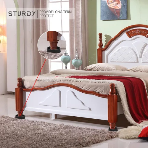 Miniatura 5 de VOCOMO Copas de Ruedas Redondas de Goma de 2X2, Almohadillas Antideslizantes para Muebles, Agarre Antideslizante, Pies Antideslizantes para Muebles
