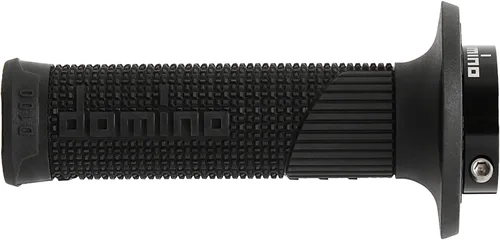 Miniatura 3 de Domino Racing D100 Lock On Grips para motocross Negro