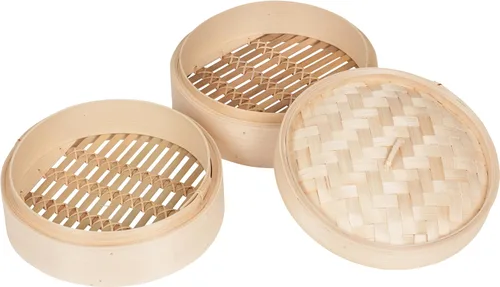 Miniatura 2 de Trademark Innovations Bambo-Ricest Bamboo Arroz Steamer, Estándar, Tan