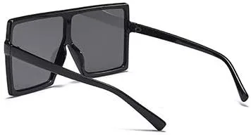 Miniatura 3 de JUSLINK Gafas de sol cuadradas de gran tamaño para mujer modernas y planas