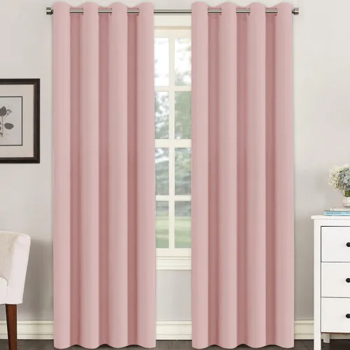 Miniatura 26 de H.VERSAILTEX - Cortinas blackout con aislamiento térmico y ojales en la parte superior, para patios, puertas correderas y división de habitaciones