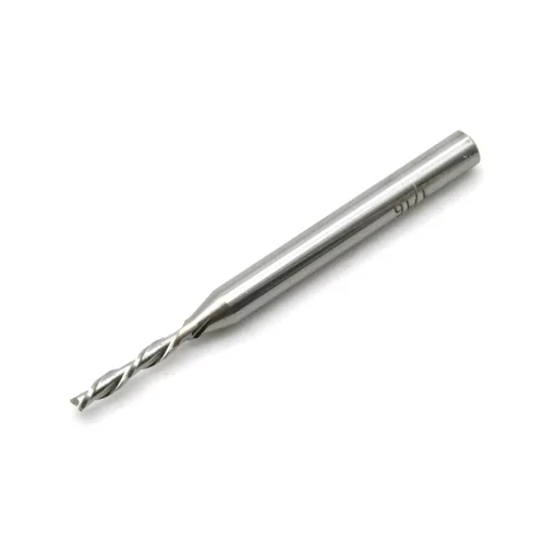 TEMO Broca de enrutador de embutido de carburo de 1/16 pulgadas de diámetro, fresadora de extremo CNC, vástago de 1/8 pulgadas, ideal para tallado
