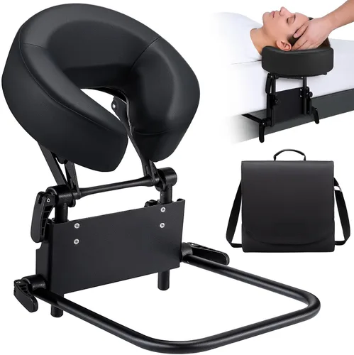 Kit de masaje para la parte superior del colchón para el hogar, reposacabezas de masaje universal para cama, altura ajustable de hasta 14.5