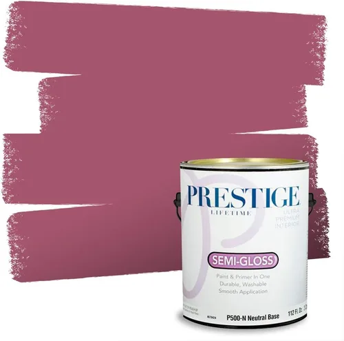 Miniatura 79 de Prestige Paints - Pintura exterior e imprimación en uno, 1 galón, plano, E500-P-A011GP