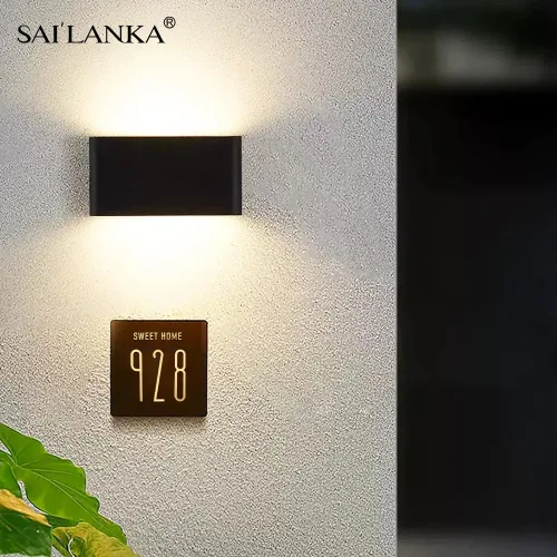 Miniatura 4 de Números de casa de latón de 2.8 pulgadas, números de puerta modernos, buzón de correo, patio, oficina, hotel, número de señalización, números