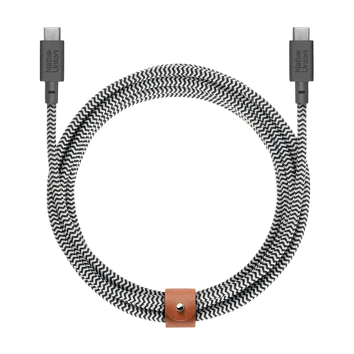 Miniatura 8 de Native Union Cable de correa XL de 100 W – Cable de carga USB-C a USB-C ultra fuerte de 10 pies para iPhone 17/17 Pro/17e, iPhone Air, MacBook Cosmos
