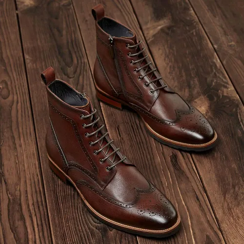 Miniatura 3 de Botas Oxford casuales para hombre, botas de vestir Chukka para hombre