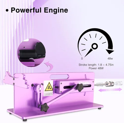 Miniatura 2 de Hismith Máquina sexual premium con sistema KlicLok, máquina de amor controlada por aplicación, máquina ajustable de empuje para adultos para hombres