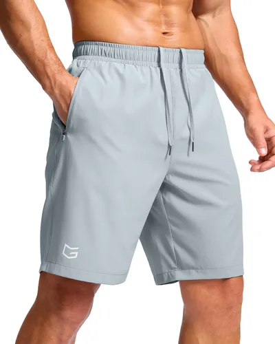 Miniatura 64 de G Gradual Pantalones cortos deportivos para correr para hombre con bolsillos con cremallera, de secado rápido, de 7 pulgadas, 5 pulgadas, 9