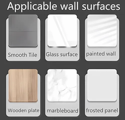 Miniatura 6 de 8 ganchos de baño, ganchos autoadhesivos para toallas, ganchos de pared para oficina, cocina, porche, dormitorio, transparente e impermeable