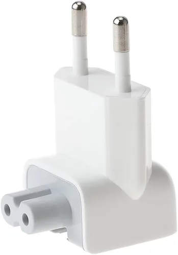 Adaptador de CA para Europa, adaptador de cargador de viaje para Mac Book Mac/Book/teléfono/Pod Adaptador de corriente alterna (paquete de 1)