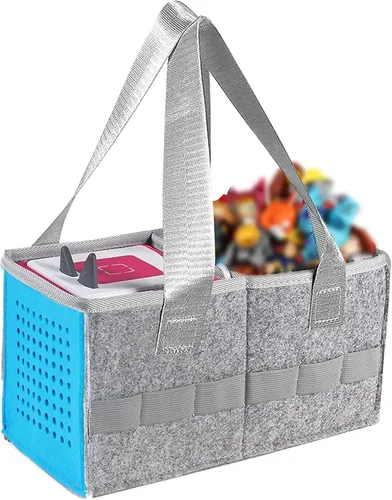 Bolsa de Transporte para Toniebox Reproductor de Audio Juego de Iniciación, Estuche Organizador de Felpa para Almacenamiento del Juego de Iniciación