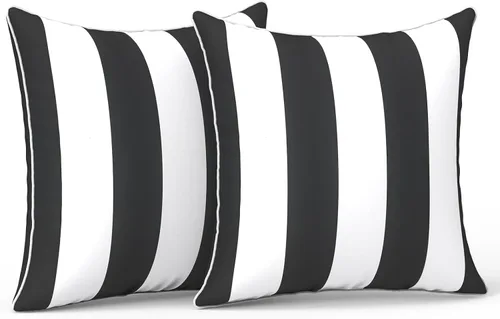 Miniatura 51 de LVTXIII Juego de 2 almohadas lumbares para patio, 12 x 20 pulgadas, resistentes a la decoloración, para exteriores con interiores, cojines lumbares