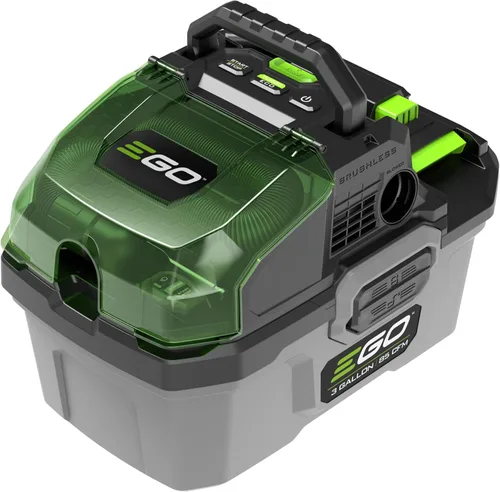 Miniatura 12 de EGO Power+ Aspiradora de taller húmeda y seca, aspiradora de coche, limpiador portátil inalámbrico, 9 galones 110 CFM, incluye batería de 56V 5.0Ah