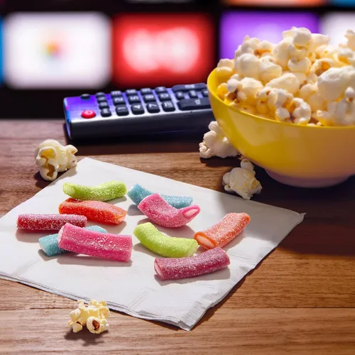 Miniatura 5 de SweeTARTS Rope Bites Candy, frutas mixtas, bolsa resellable de 8 onzas