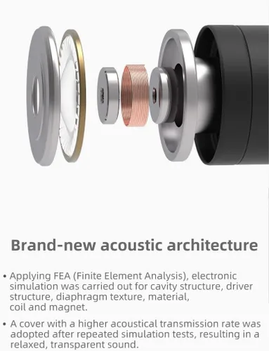 Miniatura 4 de Fanmusic TANCHJIM Tanya 7MM Dynamic Earphone 0.138 in Line Plug Auriculares HiFi con Micrófono (0.138 in con micrófono)