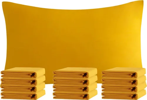 Miniatura 18 de NTBAY Paquete de 12 fundas de almohada Queen 100% microfibra cepillada, súper suaves y acogedoras, resistentes a las arrugas, la decoloración