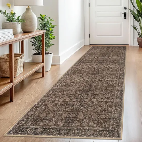 Miniatura 20 de SIILOOM Alfombra antideslizante de pasillo moderna de 2 x 5, súper suave, para pasillos, decoración para cocina, alfombras para pasillos sin 2-Verde