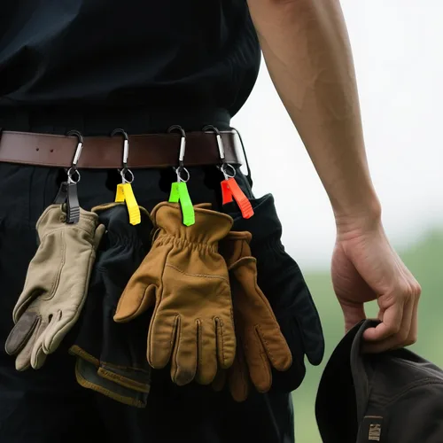Miniatura 5 de NANHONG 16 clips para guantes para trabajo, gafas y cascos para trabajadores de la construcción, agarrador de guantes