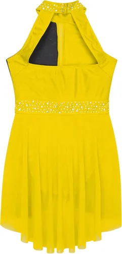 Miniatura 18 de CHICTRY Kids Girls Sparkly Rhinestone Ballet Gymnastics Leotards Modern Lyrical Dance Costume