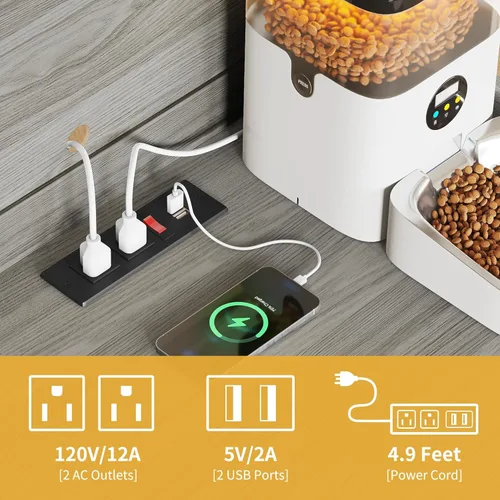 Miniatura 6 de DWVO Caja de Arena Grande Oculta con Estantes y Estación de Carga, Recinto de Madera para Cajas de Arena Autolimpiables, Gris