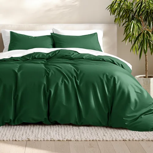 Miniatura 31 de Bare Home - Funda de edredón de ropa de cama extra larga - Colección premium de 1800 hilos súper suave - Funda de edredón ligera y fresca - Ropa