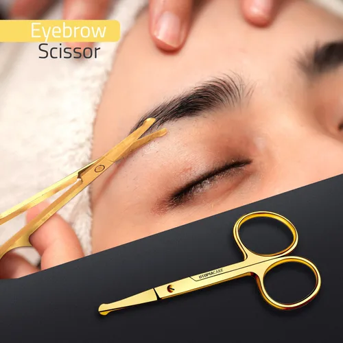 Miniatura 6 de Utopia Care Tijeras para cejas, tijeras pequeñas profesionales de acero inoxidable para hombres y mujeres, tijeras para el pelo de la nariz