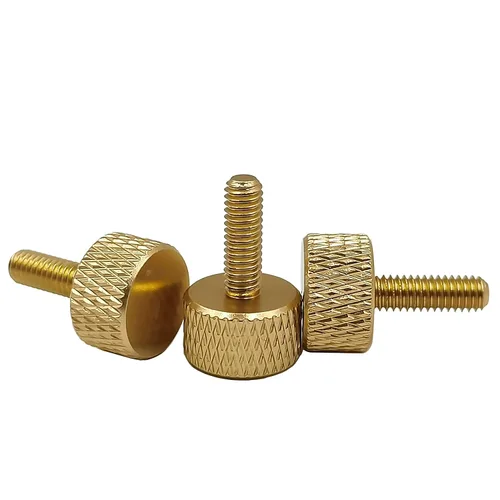 Miniatura 13 de Tornillos moleteados de aluminio M4, multicolor, 20 piezas (M4 x 0.236 in, negro)