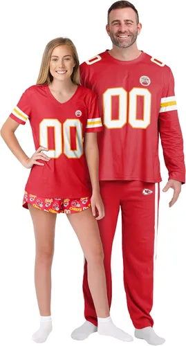 Miniatura 3 de FOCO Conjunto de pijama para mujer con logotipo del equipo de la NFL