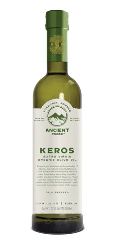 Miniatura 9 de Ancient Foods Aceite de oliva virgen extra orgánico Keros prensado en frío, AOVE griego, aceite de oliva con alto contenido de polifenoles