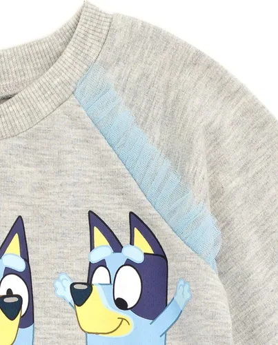 Miniatura 3 de Bluey Vestido de rizo francés para niñas pequeñas a grandes