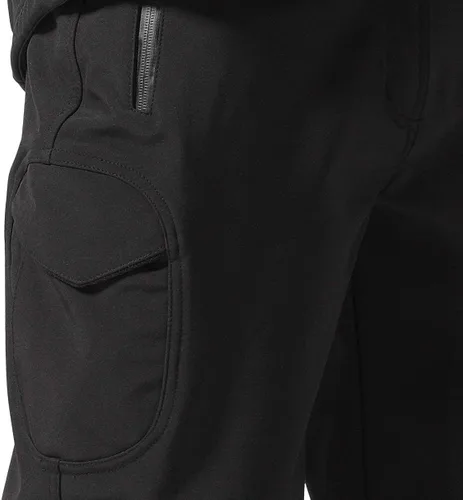 Miniatura 3 de FREE SOLDIER Pantalones cargo con vellón Softshell para hombre, para nieve, esquí, senderismo, con cinturón