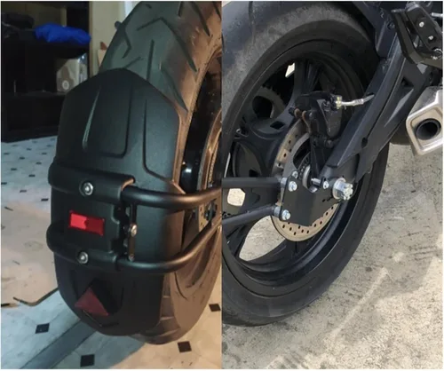 Miniatura 3 de Guardabarros trasero de motocicleta para guardabarros trasero de motocicleta, accesorios para Fz25 para Fz 25 para F&Azer 250 para AKT TT250