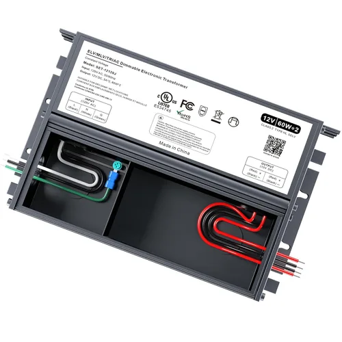 Miniatura 27 de Controlador LED regulable de 60 W y 12 V para regulador Lutron y Leviton, transformador de fuente de alimentación de CA a CC triac/ELV/MLV para tira