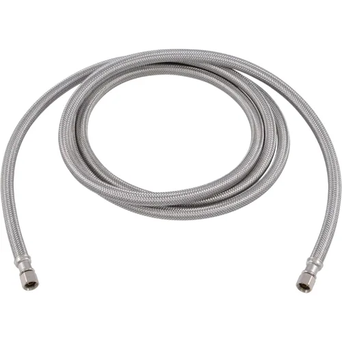 Miniatura 11 de Eastman Conector flexible para máquina de hielo de 20 pies, conexión de compresión de 1/4 pulgadas x 1/4 pulgadas, acero inoxidable trenzado