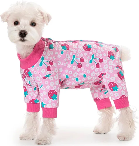 Traje de recuperación a rayas para perros, mameluco para cachorros después de la cirugía para perros machos, pijamas de manga larga para perros y